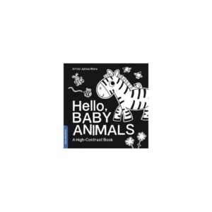 Hello, Baby Animals: A Black-and-White Board Book for Babies That Helps Visual Development (High-Contrast Books) by duopress labs