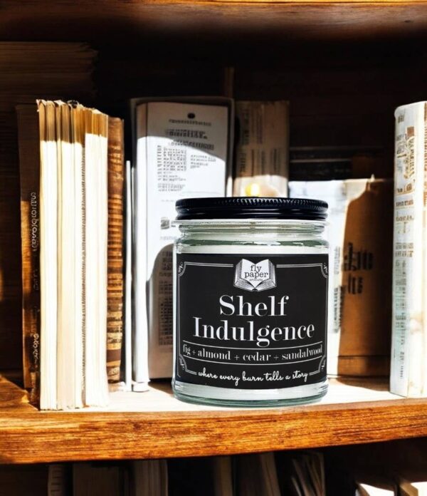 Shelf Indulgence 9oz Soy Candle Fig + Almond + Cedar