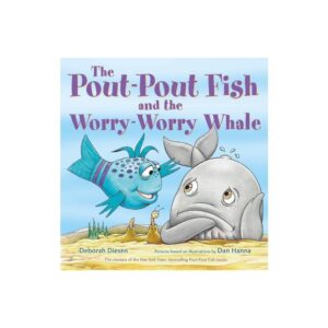 The Pout-Pout Fish and the Worry-Worry Whale - (Pout-Pout Fish Adventure) by Deborah Diesen (Board Book)